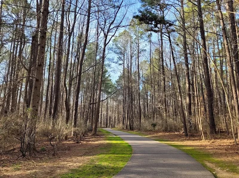 View of White Deer Park Nature Center in Raleigh, NC