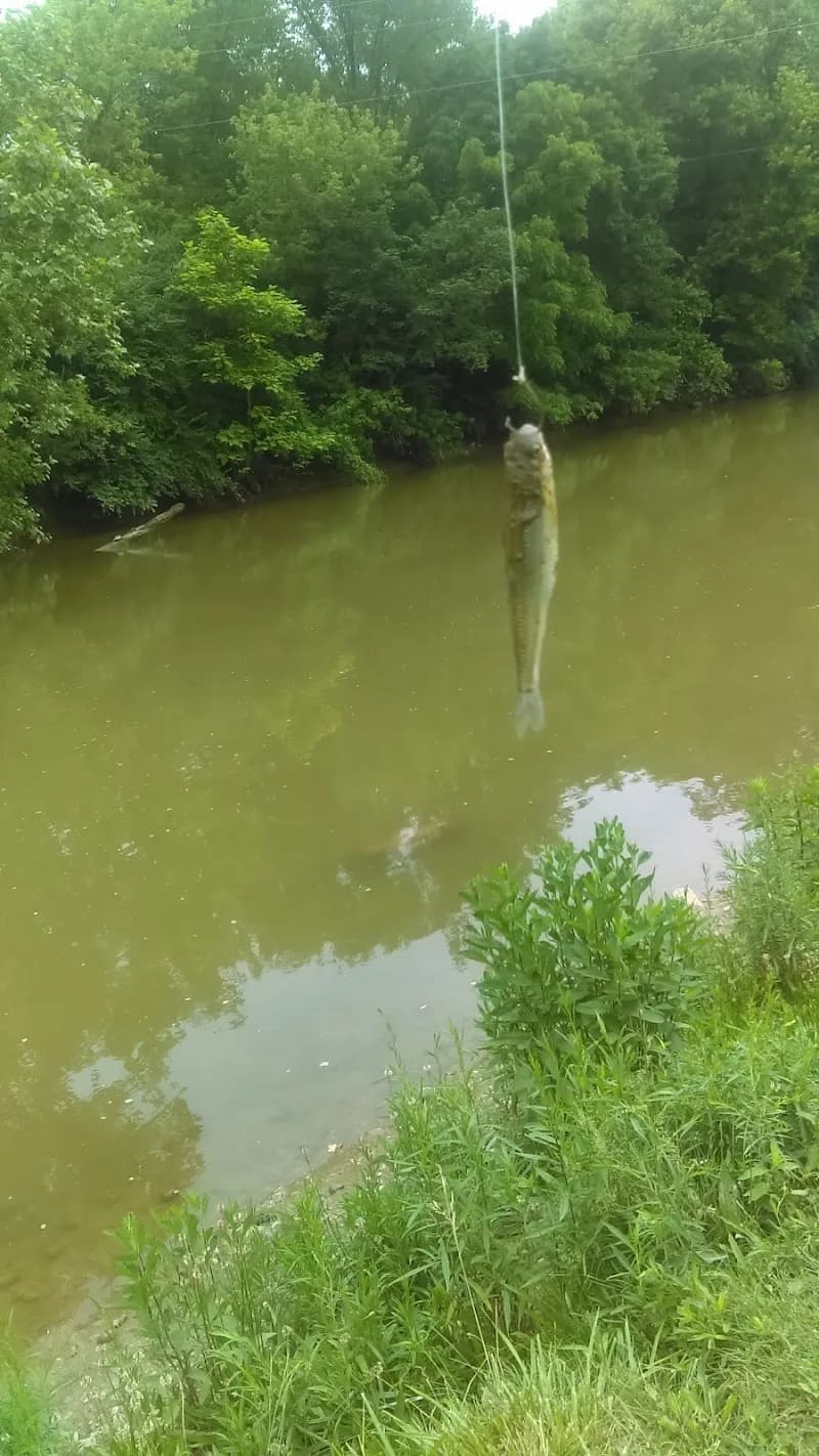 White River Greenway route in Muncie, IN