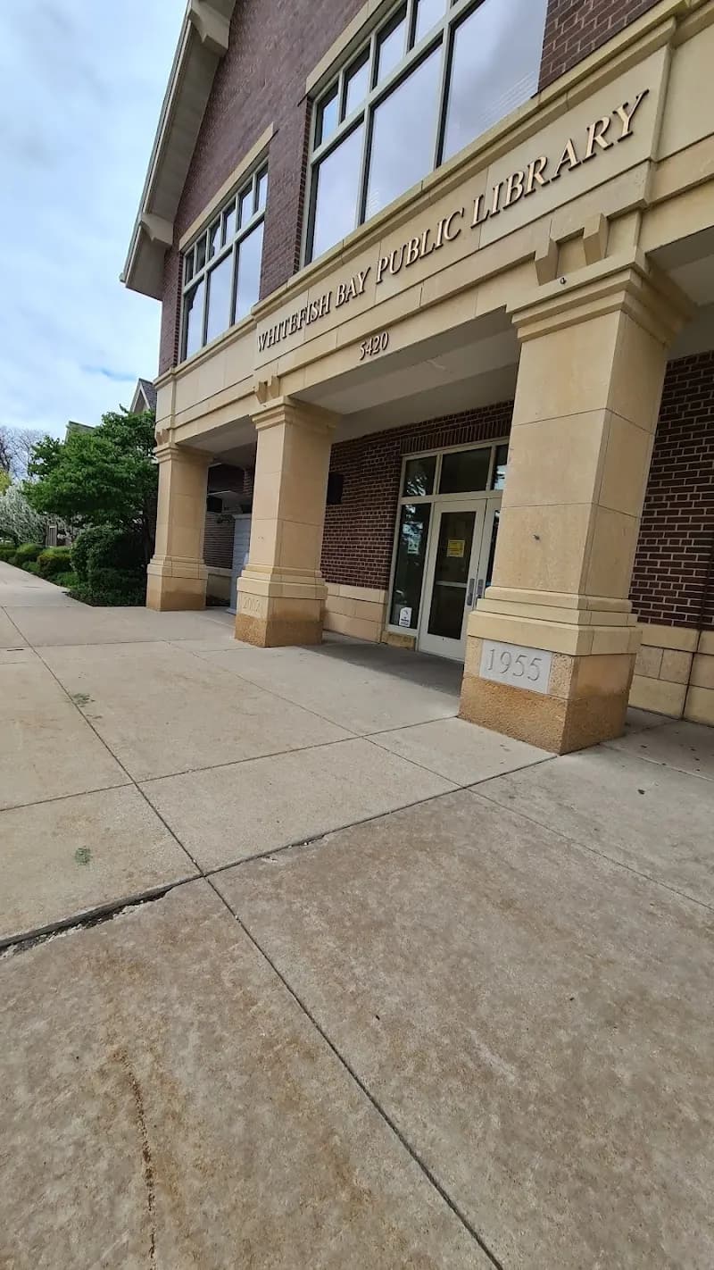 View of Whitefish Bay Public Library in Whitefish Bay, WI