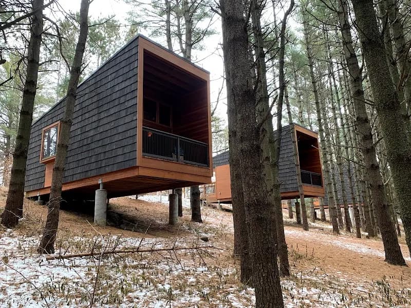 View of Whitetail Woods Camper Cabins in St. Louis Park, MN