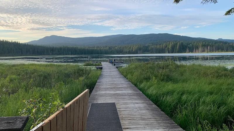 View of Whonnock Lake in Maple Ridge, BC