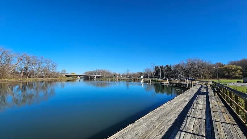 View of Widewaters Marina in Lockport, NY