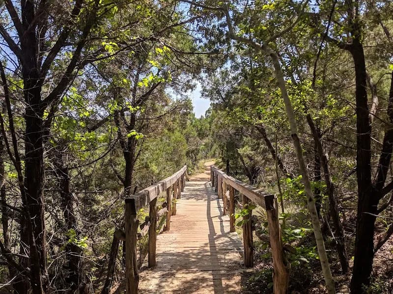 View of Wild Basin Wilderness Preserve in Westlake Hills, TX