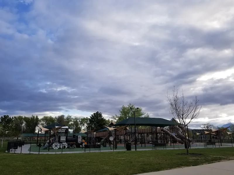 View of Wild West Jordan Playground in Salt Lake City, UT