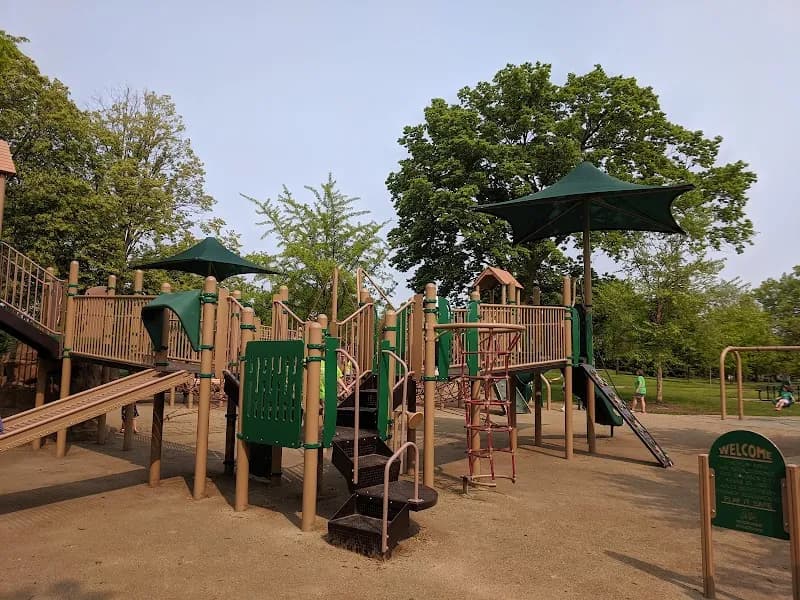 View of Wilder Park in Elmhurst, IL