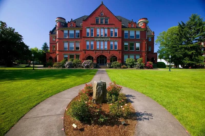 View of Willamette University in Salem, OR