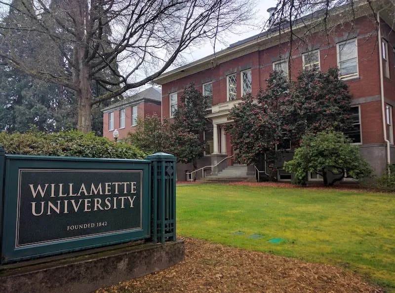 View of Willamette University in Salem, OR