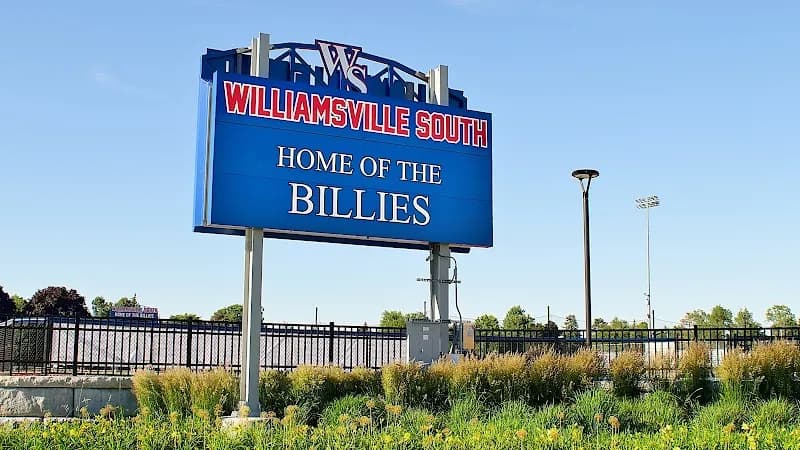 View of Williamsville South High School in Williamsville, NY