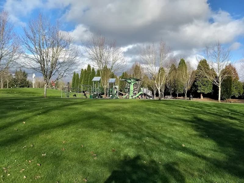 View of Wilmot Gateway Park in Woodinville, WA