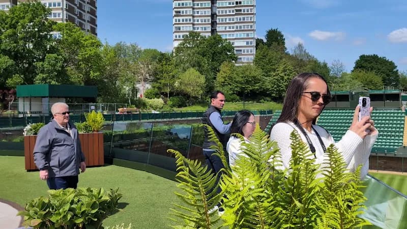 View of Wimbledon Lawn Tennis Museum in Wimbledon, London