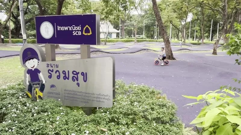 View of Wireless Road Kids Play Zone in Lumphini, BKK
