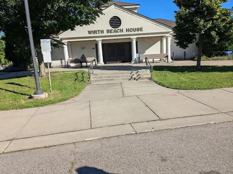 View of Wirth Beach House in Golden Valley, MN