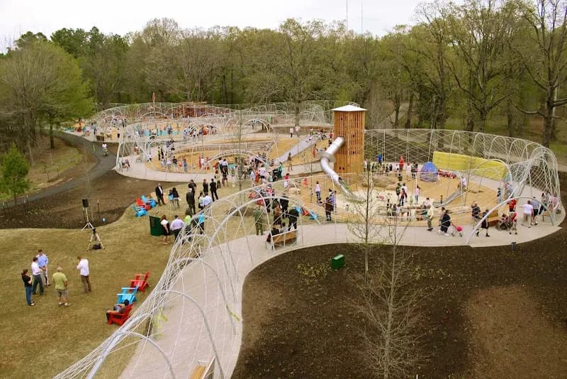 View of Woodland Discovery Playground in East Shelby County, TN