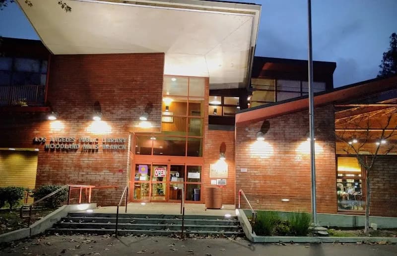 View of Woodland Hills Branch Library in Woodland Hills, CA