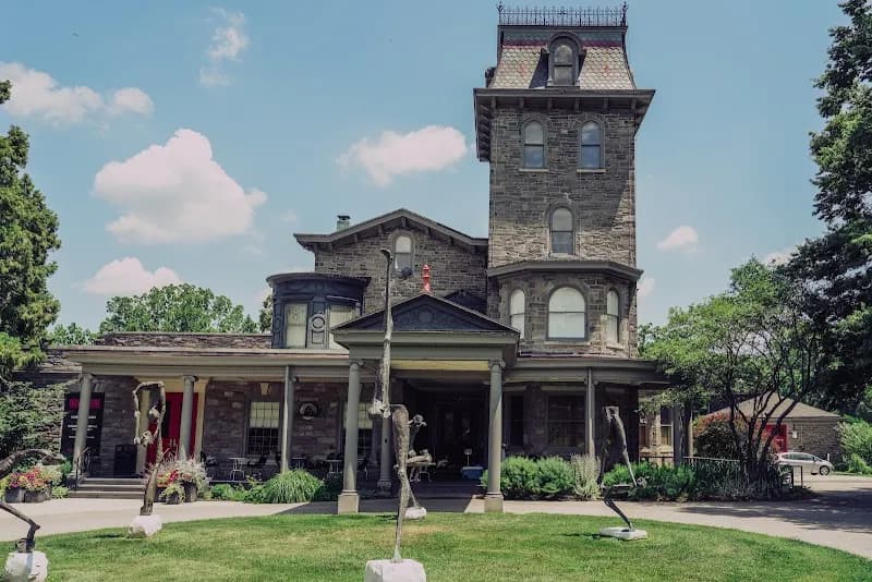 View of Woodmere Smith Hall in Chestnut Hill, PA