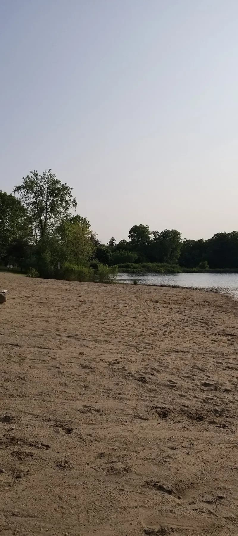 View of Wright's Pond in Medford, MA