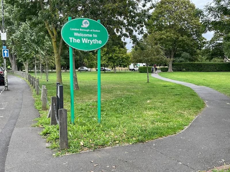 Wrythe Recreation Ground park in Sutton, London