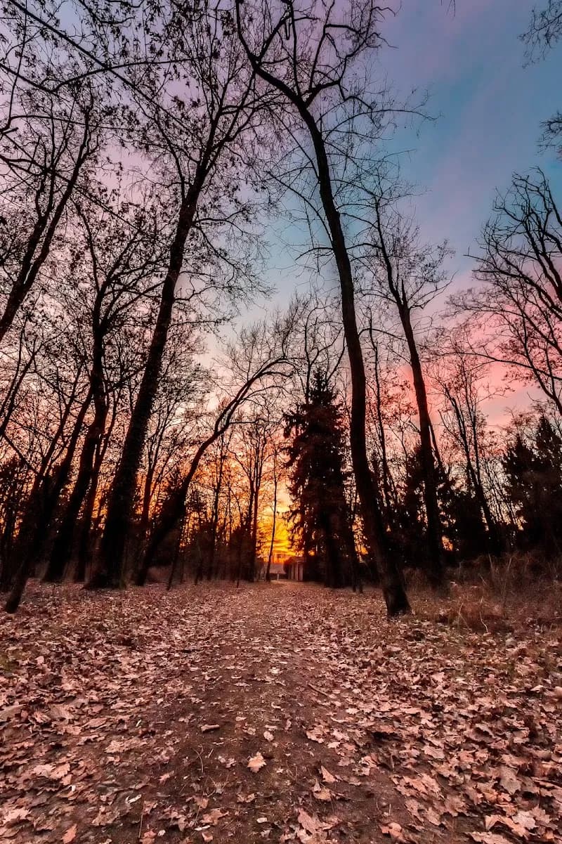 View of WWF Vanzago Bosco in Arese, Lombardy