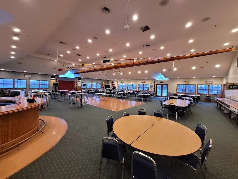 View of Wyandotte Boat Club in Wyandotte, MI