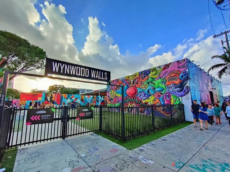 View of Wynwood Walls in Miami, FL