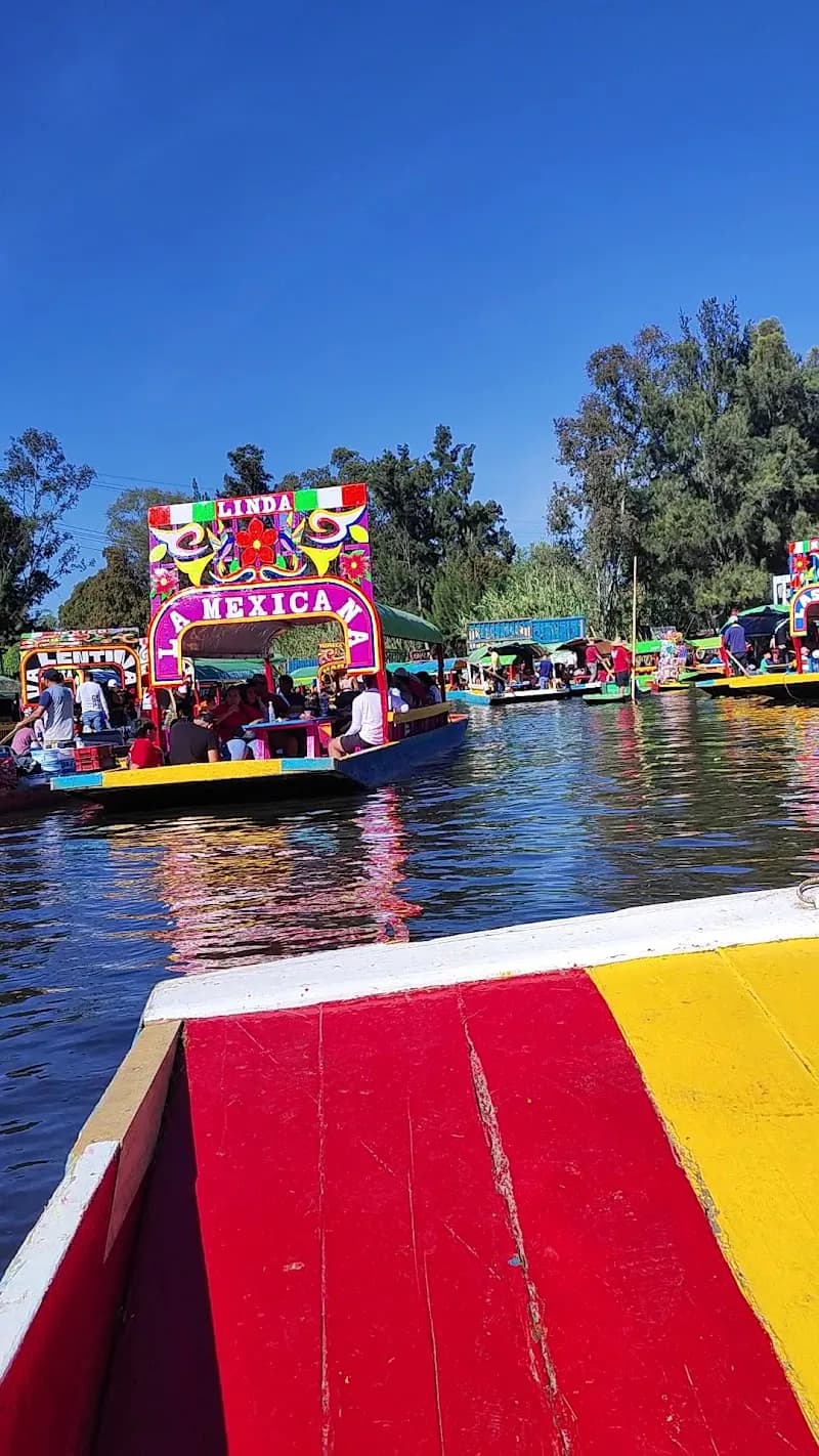View of Xochimilco Embarcadero nativitas in Xochimilco, CDMX