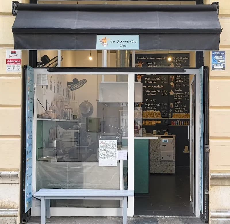 Xurreria Casa de les Crepes cafe in Sitges, CT