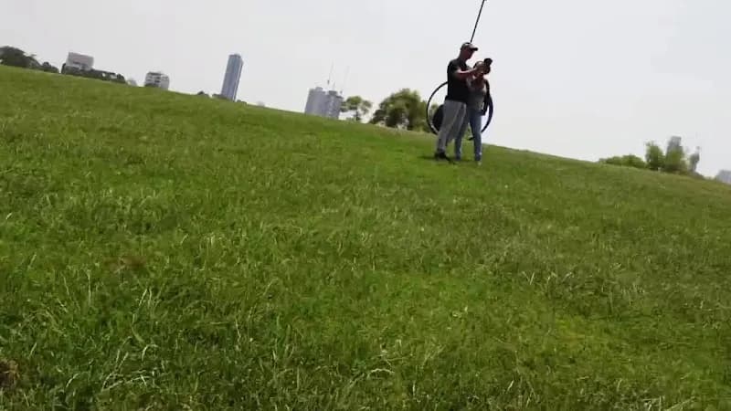 View of Yarkon Park in Petach Tikva, TA