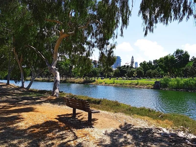 View of Yarkon Park in Petach Tikva, TA