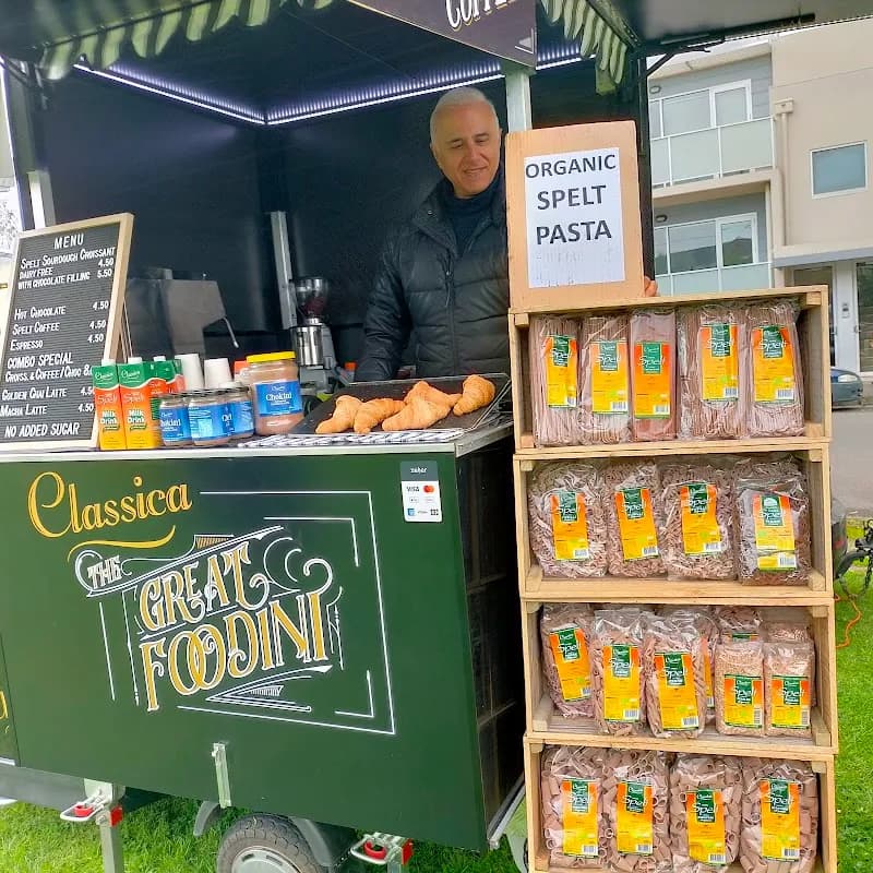 View of Yarraville Village Farmers Market in Yarraville, VIC