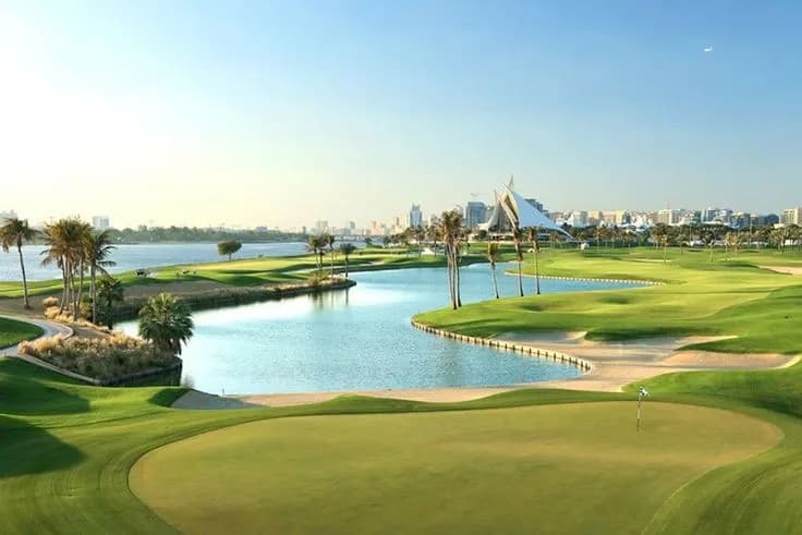 Yas Links Abu Dhabi golf course in Yas Island, Abu Dhabi