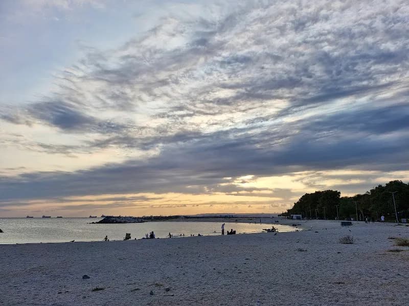 View of Yeşilköy Çiroz Beach in Istanbul, IST