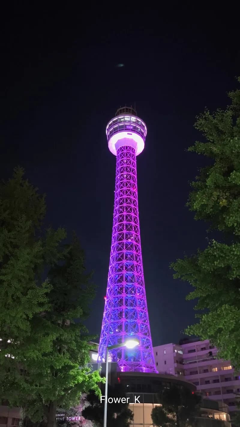 View of Yokohama Marine Tower in Yokohama, Kanagawa