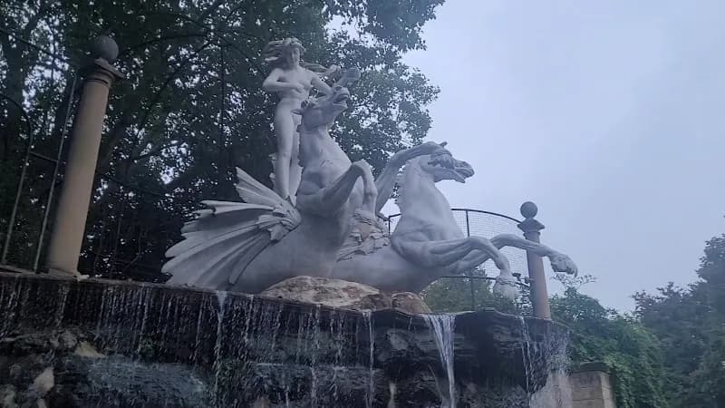 View of York House Gardens in Twickenham, London