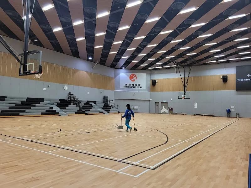 View of Yuen Long Sports Centre in Yuen Long, HK