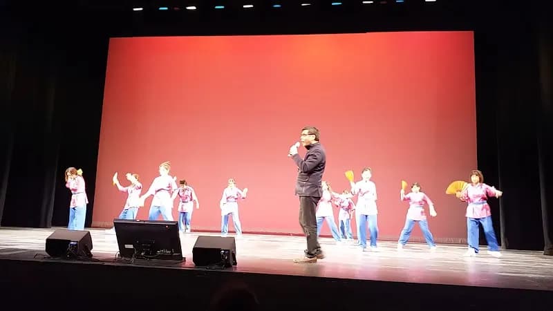 View of Yuen Long Theatre in Yuen Long, HK