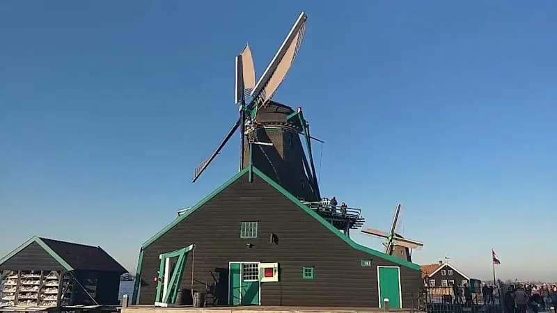 View of Zaans Museum in Zaanse Schans, NH