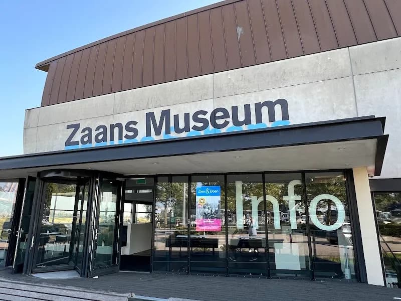 View of Zaans Museum in Zaanse Schans, NH