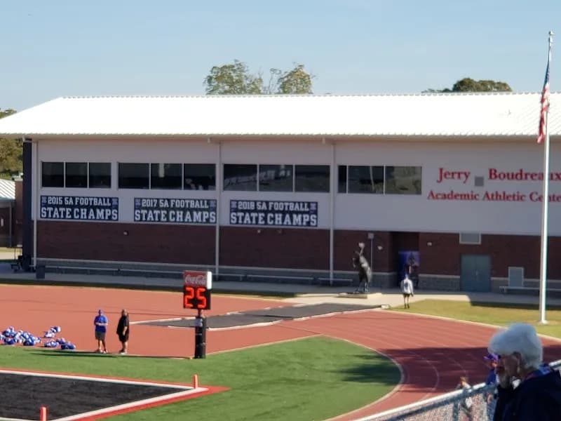 View of Zachary High School Football Stadium in Zachary, LA