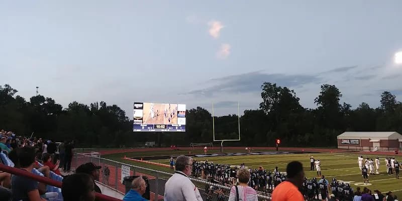 View of Zachary High School Football Stadium in Zachary, LA