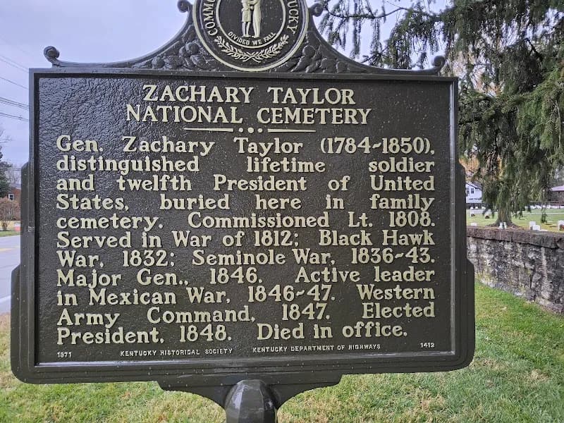 View of Zachary Taylor National Cemetery in Prospect, KY