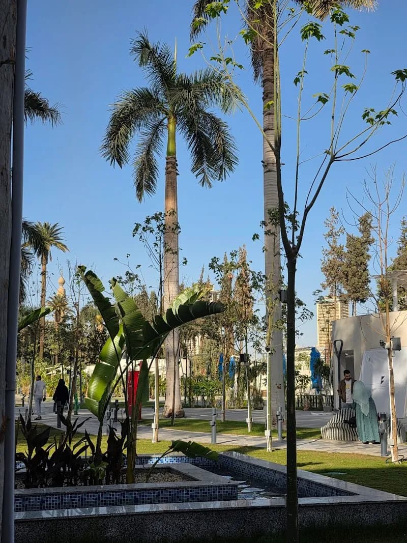View of Zamalek Island Parks in Cairo, CAI
