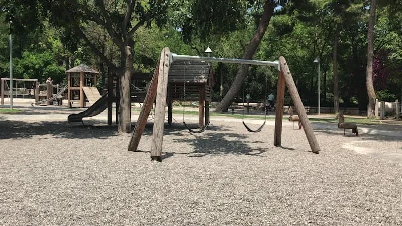View of Zappeion Gardens Playground in Athens, ATT