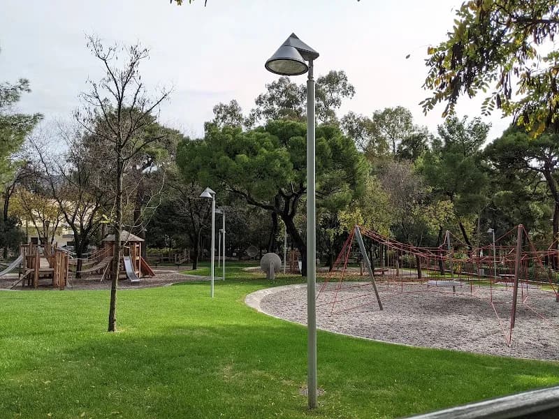 View of Zappeion Gardens Playground in Athens, ATT