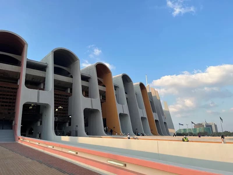 View of Zayed Sports City in Abu Dhabi, AUH