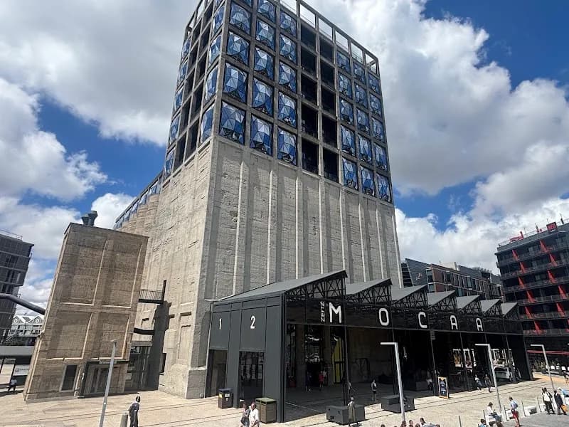 View of Zeitz Museum of Contemporary Art Africa in Cape Town, WC