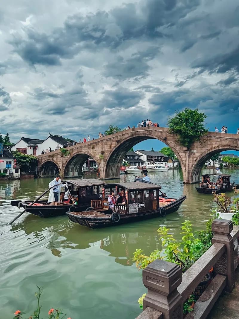 View of Zhujiajiao Water Town Children's Playground in Qingpu, SH
