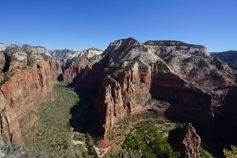 View of Zion National Park in Springdale, UT