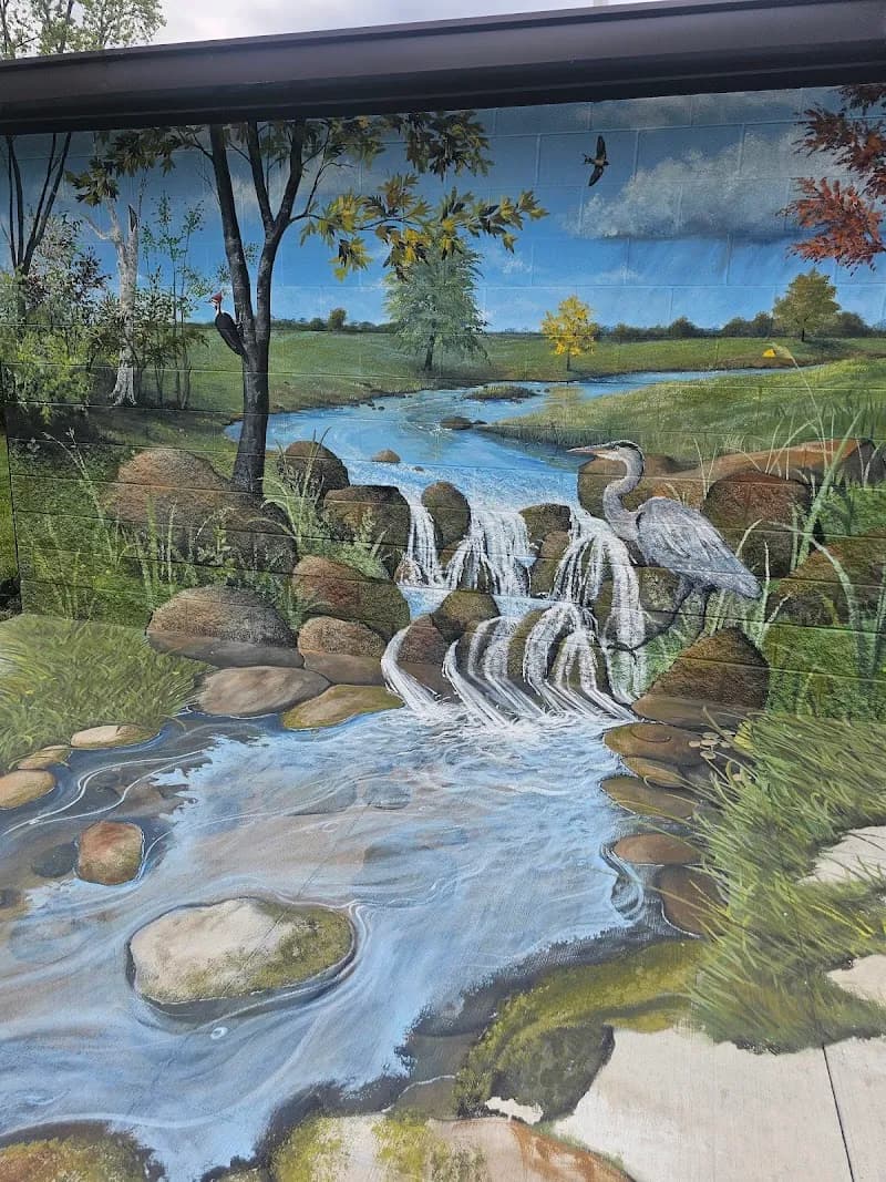 View of Zionsville Rail Trailhead in Whitestown, IN