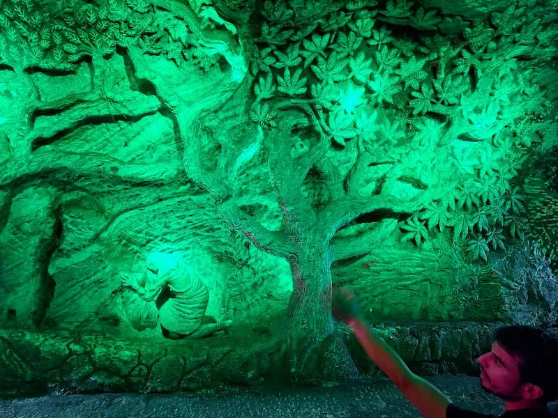 View of Zipaquirá Salt Cathedral in Zipaquirá, CD