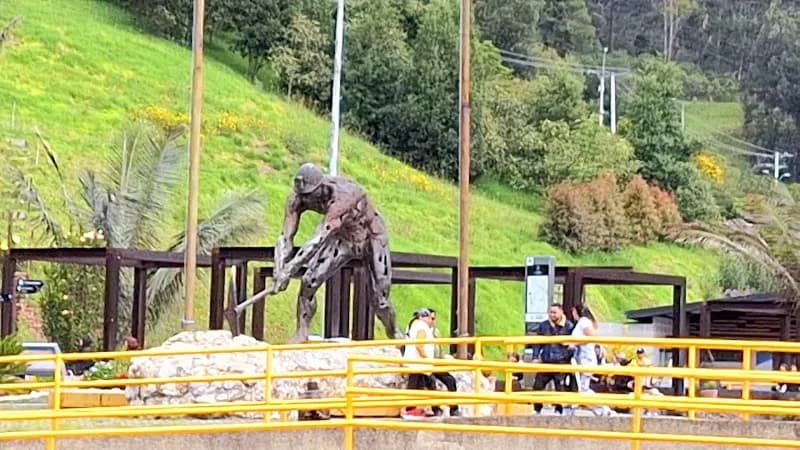 View of Zipaquirá Salt Cathedral in Zipaquirá, CD